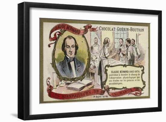 Claude Bernard, French Physiologist-null-Framed Giclee Print