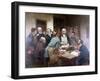 Claude Bernard, The Father Of Modern Physiology, With His Pupils-Thomas Eakins-Framed Art Print