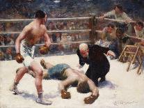 The Knock Out-Claude Charles Bourgonnier-Framed Stretched Canvas