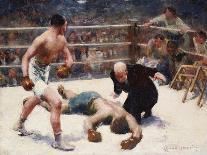 The Knock Out-Claude Charles Bourgonnier-Stretched Canvas