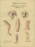 Moabitic Pottery from Mr Shapira's 2nd Collection, 1872-Claude Conder-Giclee Print