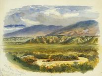 The Mouth of the River Kishon and Mount Carmel-Claude Conder-Stretched Canvas