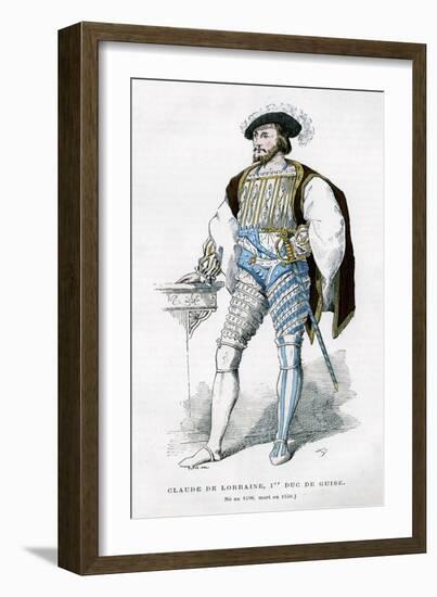 Claude De Lorraine, 1st Duke of Guise, 16th Century (1882-188)-Petit-Framed Giclee Print