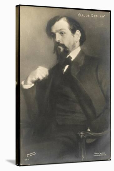 Claude Debussy French Composer-Jacques-emile Blanche-Stretched Canvas