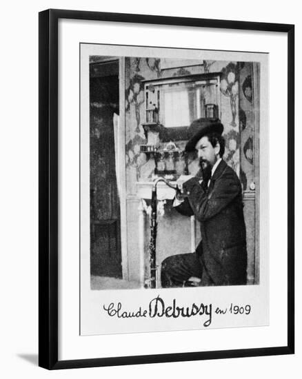 Claude Debussy, French Composer-Science Source-Framed Giclee Print