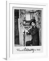 Claude Debussy, French Composer-Science Source-Framed Giclee Print
