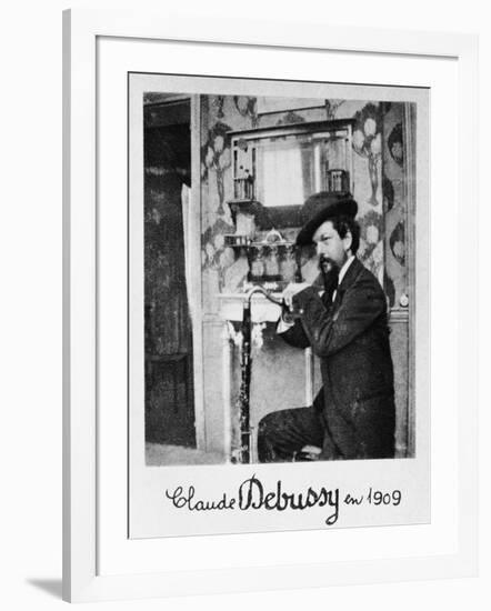 Claude Debussy, French Composer-Science Source-Framed Giclee Print