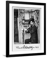 Claude Debussy, French Composer-Science Source-Framed Giclee Print