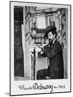 Claude Debussy, French Composer-Science Source-Mounted Giclee Print