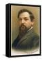 Claude Debussy French Composer-null-Framed Stretched Canvas