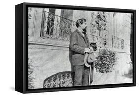 Claude Debussy in His Garden-French Photographer-Framed Stretched Canvas