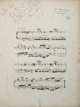 Illustration for Four Unpublished Melodies-Claude Debussy-Giclee Print