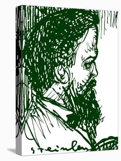 Claude Debussy - portrait by Théophile Steinlen-Theophile Alexandre Steinlen-Stretched Canvas