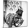 Claude Debussy portrait - seated in rocking chair-Rudolf Eichstaedt-Mounted Giclee Print