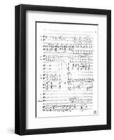 Claude Debussy 's opera 'Rodrigue et Chimène'-Rudolf Eichstaedt-Framed Giclee Print