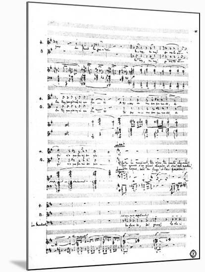 Claude Debussy 's opera 'Rodrigue et Chimène'-Rudolf Eichstaedt-Mounted Giclee Print