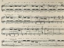 Score Sheet of Act 1 of 'Pelleas and Melisande', 1902-Claude Debussy-Mounted Giclee Print