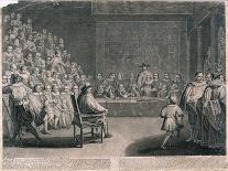 Trial of King Charles I, Palace of Westminster, c1725-Claude Dubosc-Giclee Print