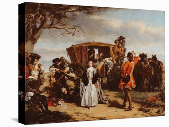 Claude Duval, Illustration from 'Macaulay's History of England'-William Powell Frith-Stretched Canvas