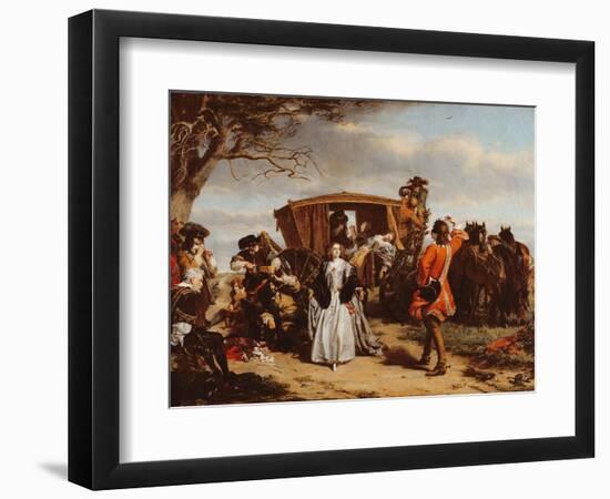 Claude Duval, Illustration from 'Macaulay's History of England'-William Powell Frith-Framed Giclee Print