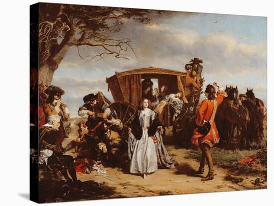 Claude Duval, Illustration from 'Macaulay's History of England'-William Powell Frith-Stretched Canvas