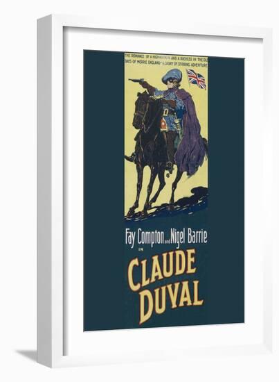 Claude Duval-null-Framed Art Print