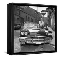 Claude François, 1961, in Paris-Marcel Begoin-Framed Stretched Canvas