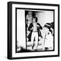 Claude François, Backstage-Therese Begoin-Framed Photographic Print