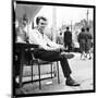 Claude François Having an Outdoor Coffee-Therese Begoin-Mounted Photographic Print