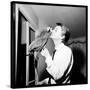 Claude François Kissing His Parrot-Therese Begoin-Stretched Canvas