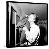 Claude François Kissing His Parrot-Therese Begoin-Stretched Canvas