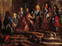 Louis XIV Receiving Submission, Doge of Genoa in May 1685-Claude-Guy Halle-Giclee Print