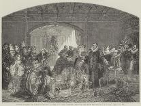 Le maréchal Soult présente à Louis-Philippe la loi de Régence, le 15 août 1842.-Claude Jacquand-Stretched Canvas
