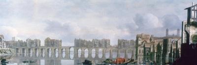 London Bridge, 1630-Claude Jongh-Laminated Premium Giclee Print