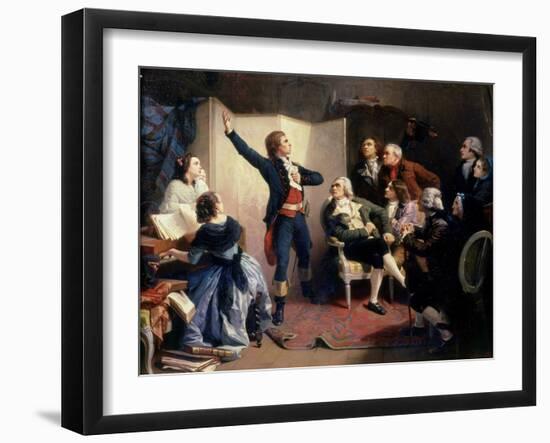 Claude-Joseph Rouget de l'Isle, 1760-1836 French Revolutionary and Composer of the Marseillaise-Isidore Pils-Framed Giclee Print