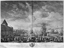 Imaginary Landscape, Italian Harbour Scene, 1746-Claude Joseph Vernet-Giclee Print