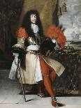 Portrait en pied de Louis XIV (1638-1715), roi de France et de Navarre-Claude Lefebvre-Giclee Print