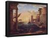 Claude Lorrain (Embarkation of the Queen of Sheba) Art Poster Print-null-Framed Poster