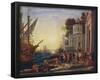 Claude Lorrain (Landing of Cleopatra in Tarsos) Art Poster Print-null-Framed Poster