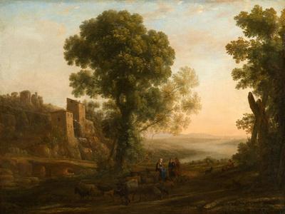 Landscape with Peasants Returning with Their Herds, c.1637