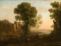 Coast View with the Abduction of Europa, c.1645-Claude Lorrain-Giclee Print