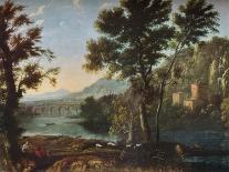 Claudio de Lorena / The Ford, ca. 1644-Claude Lorrain-Giclee Print