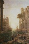 Landscape with Psyche Outside the Palace of Cupid (The Enchanted Castle), 1664-Claude Lorraine-Giclee Print