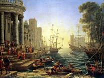 Embarkation at Ostia 1600-82-Claude Lorraine-Giclee Print