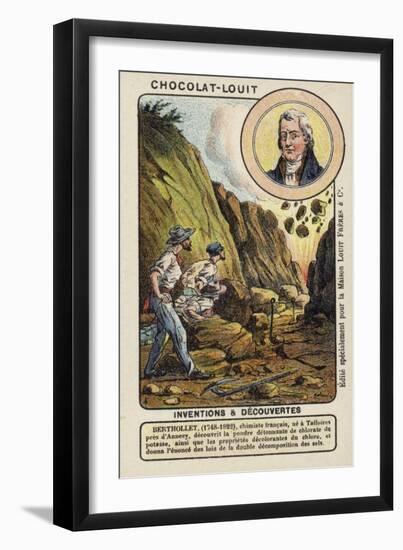 Claude Louis Berthollet, French Chemist-null-Framed Giclee Print