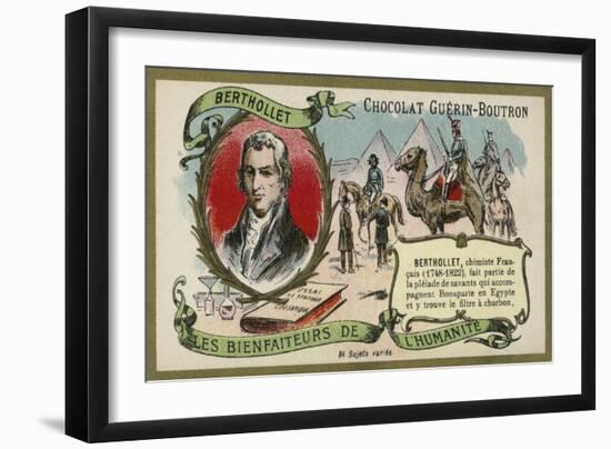 Claude Louis Berthollet, French Chemist-null-Framed Giclee Print