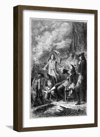 Claude Louis Hector De Villars Wounded at the Battle of Malplaquet, 1898-Barbant-Framed Giclee Print