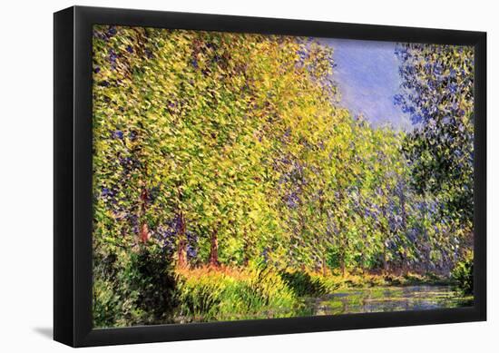 Claude Monet A Bend of the Epte Giverny Art Print Poster-null-Framed Poster