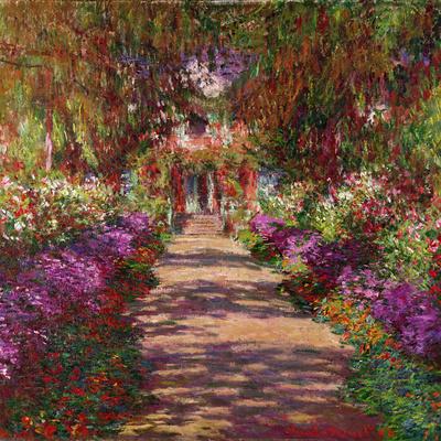 Claude Monet Poster Brücke in Monets Garten