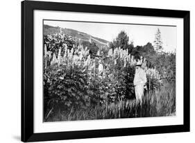 Claude Monet at Giverny, 1908-French Photographer-Framed Photographic Print